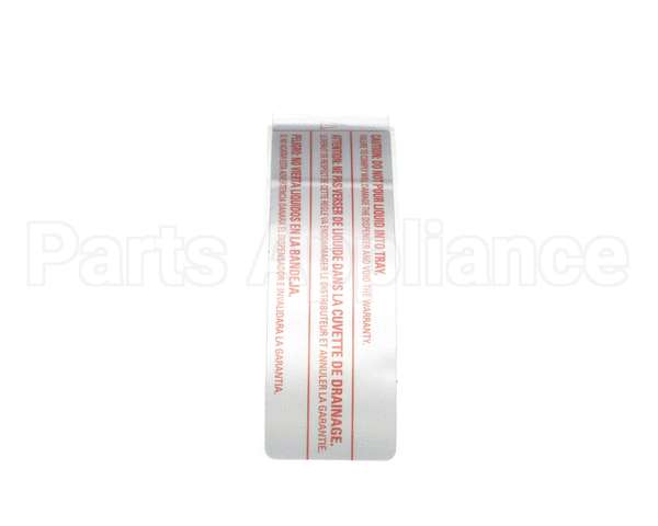 61848 Grindmaster Cecilware Decal, Front Caution