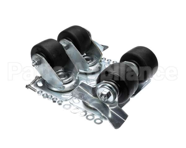 61C01-018D-01 Beverage Air Kit-Caster, 3" Plate, Lv/Mm/H