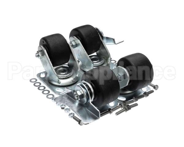 61C01-018D-01 Beverage Air Kit-Caster, 3" Plate, Lv/Mm/H