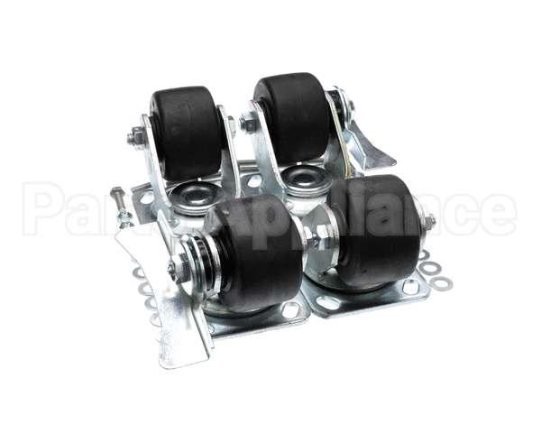 61C01-018D-01 Beverage Air Kit-Caster, 3" Plate, Lv/Mm/H