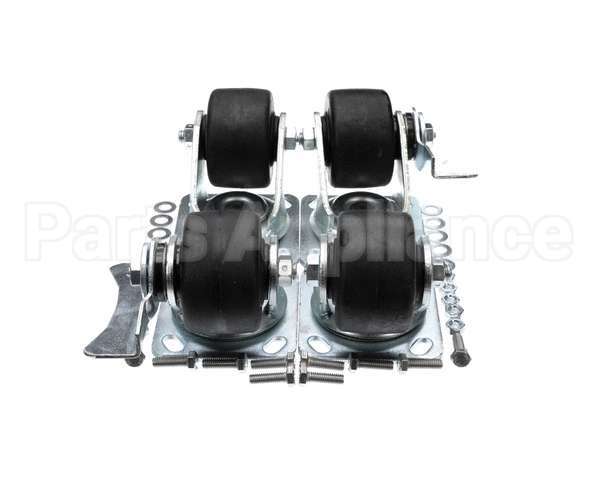 61C01-018D-01 Beverage Air Kit-Caster, 3" Plate, Lv/Mm/H