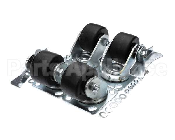 61C01-018D-01 Beverage Air Kit-Caster, 3" Plate, Lv/Mm/H