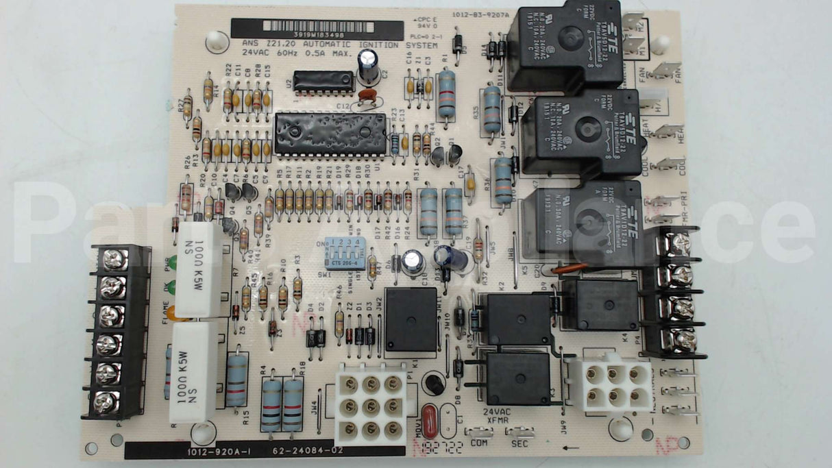 62-24084-82 Rheem-Ruud Integrated Furnace Control