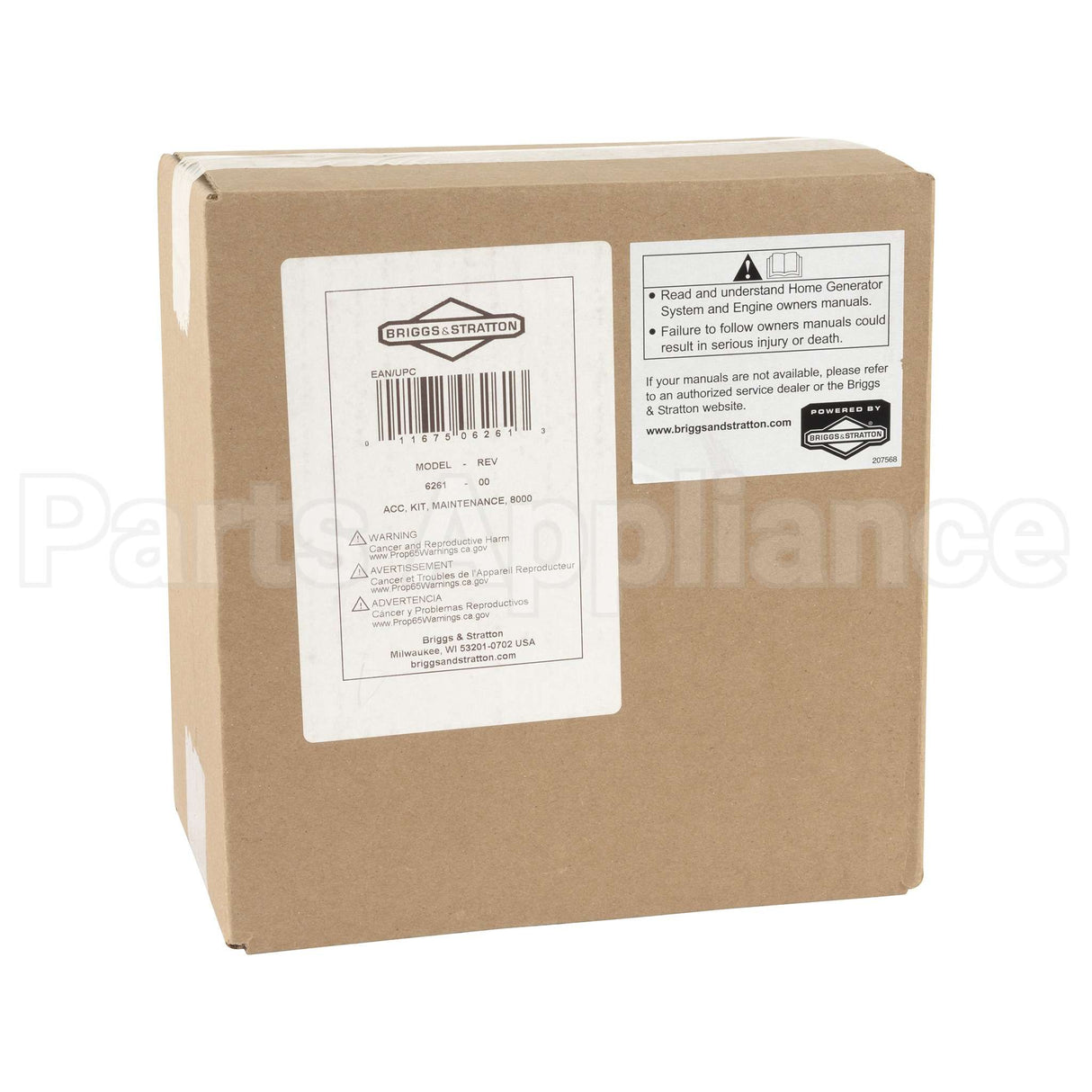 6261 Briggs & Stratton Acc Kit Maintenance 8000