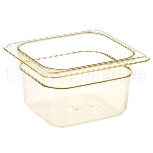 64HP-150 Compatible Cambro 1/6 High Heat Food Pan Amber