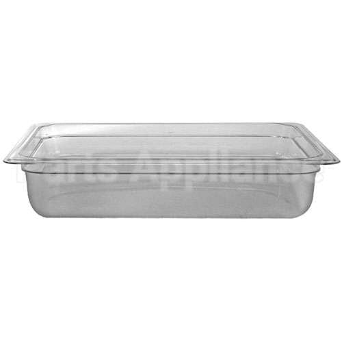 64PP190 Compatible Cambro Pan 1/6 X 4 Plastic Semi-Clear