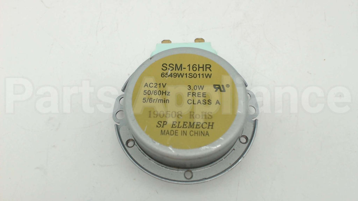 6549W1S011W LG Motor, Ac Synchronous