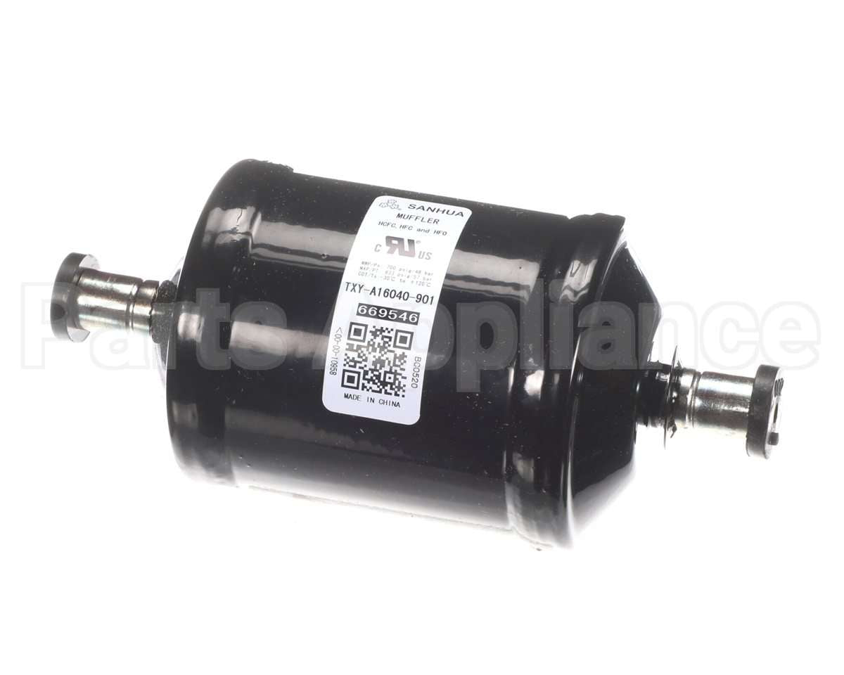 669546R Nortek Repl,Muffler,Disch,5.5"L,1/2"Ods