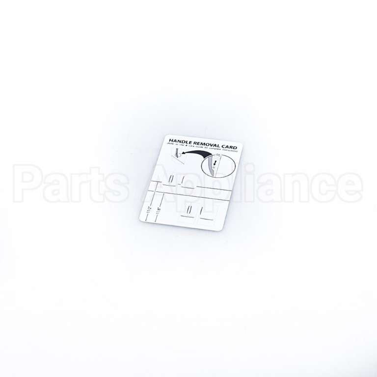 67003876 Whirlpool Card, Handle Release