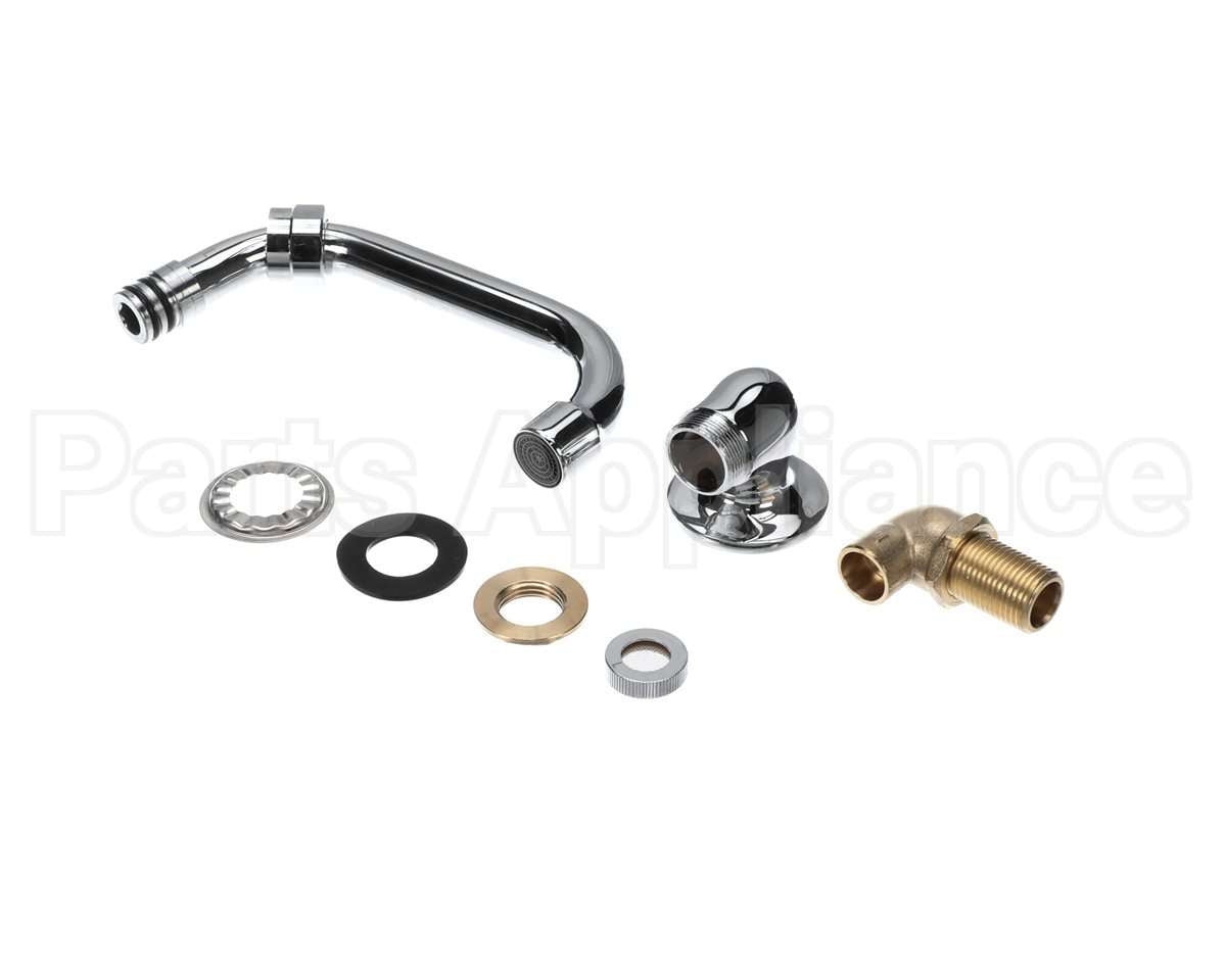 67419-6W-LF Perlick Swing Spout, 6, Wall Mnt, 1/2