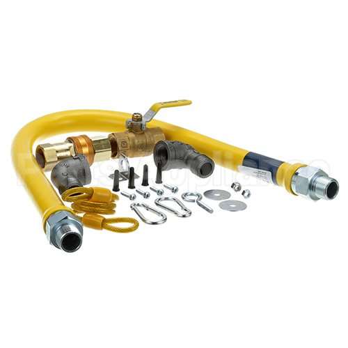 68005956 Compatible Dormont Mavrik Gas Hose Kit, 3/4" X 36"