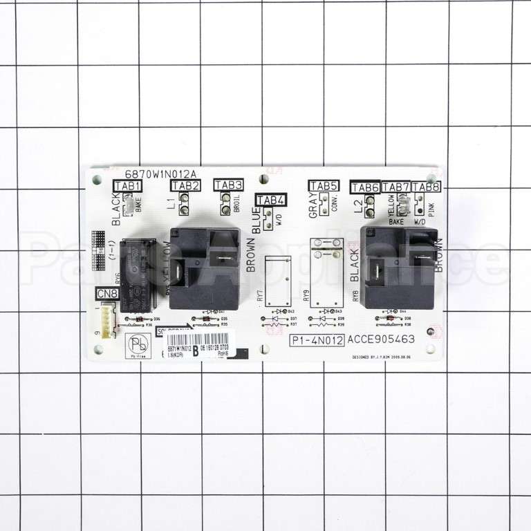 6871W1N012B LG Pcb Assembly,Sub