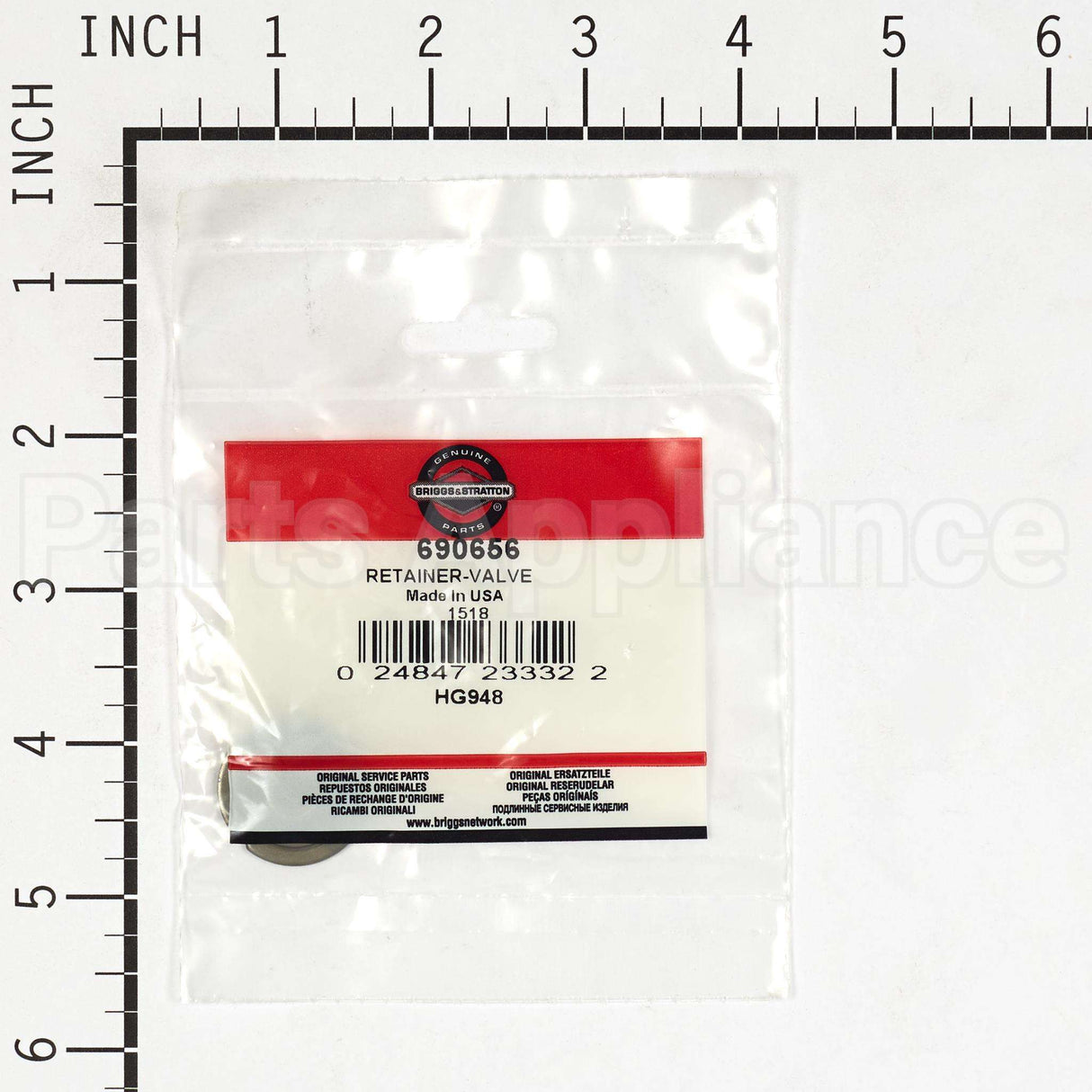 690656 Briggs & Stratton Retainer-Valve