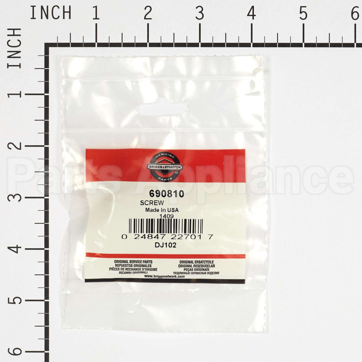 690810 Briggs & Stratton Screw