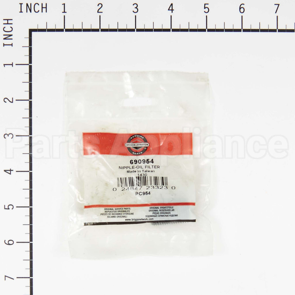 690954 Briggs & Stratton Nipple-Oil Filter