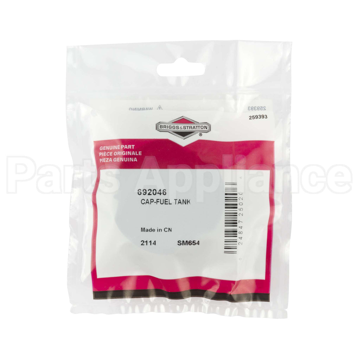 692046 Briggs & Stratton Cap-Fuel Tank