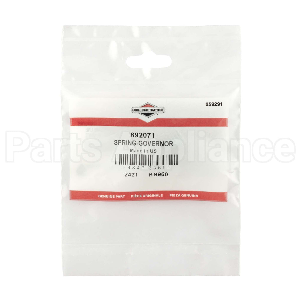 692071 Briggs & Stratton Spring-Governor