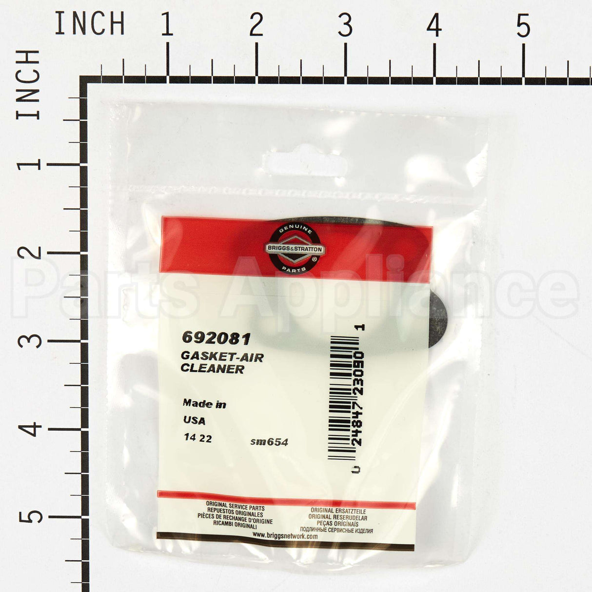 692081 Briggs & Stratton Gasket-Air Cleaner
