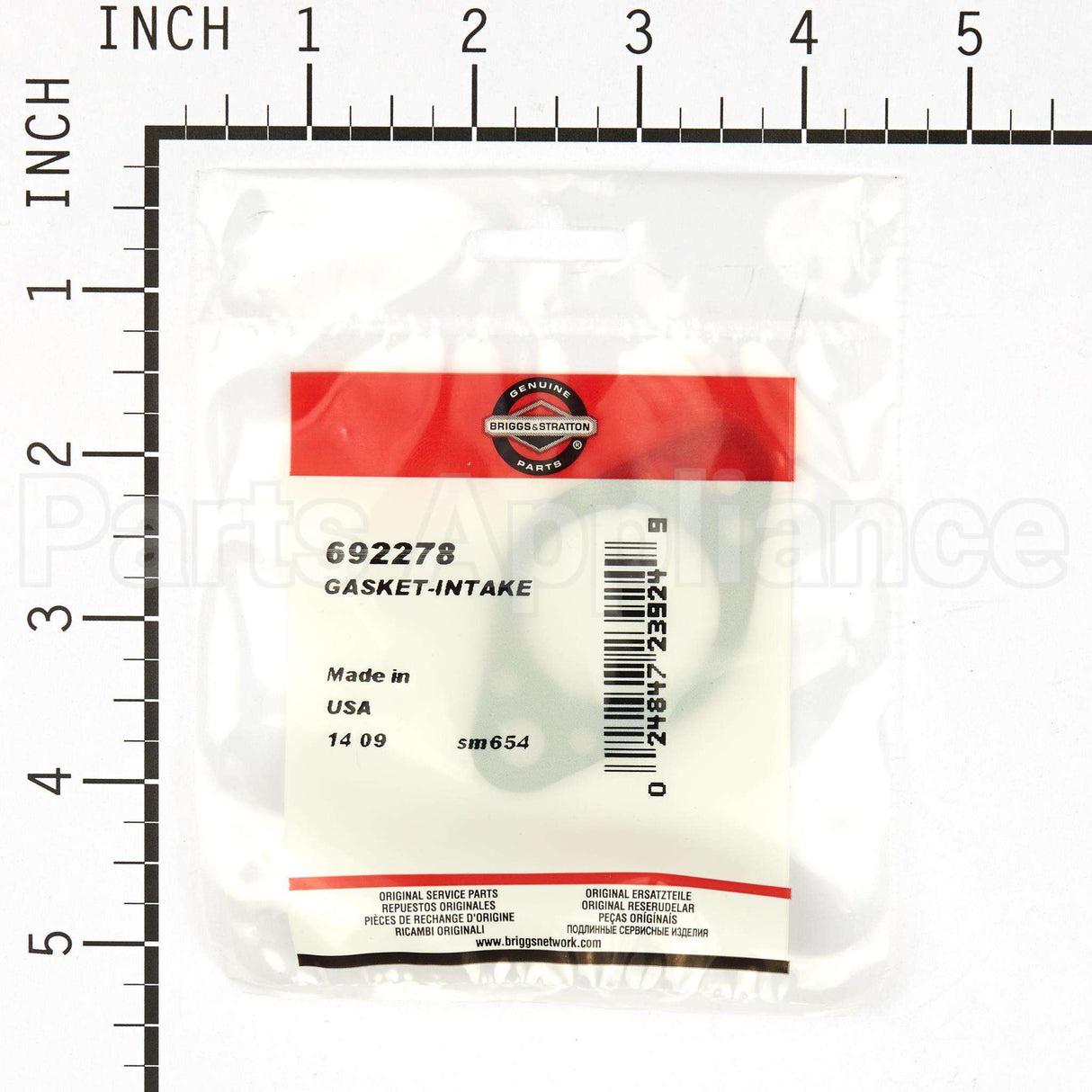 692278 Briggs & Stratton Gasket-Intake