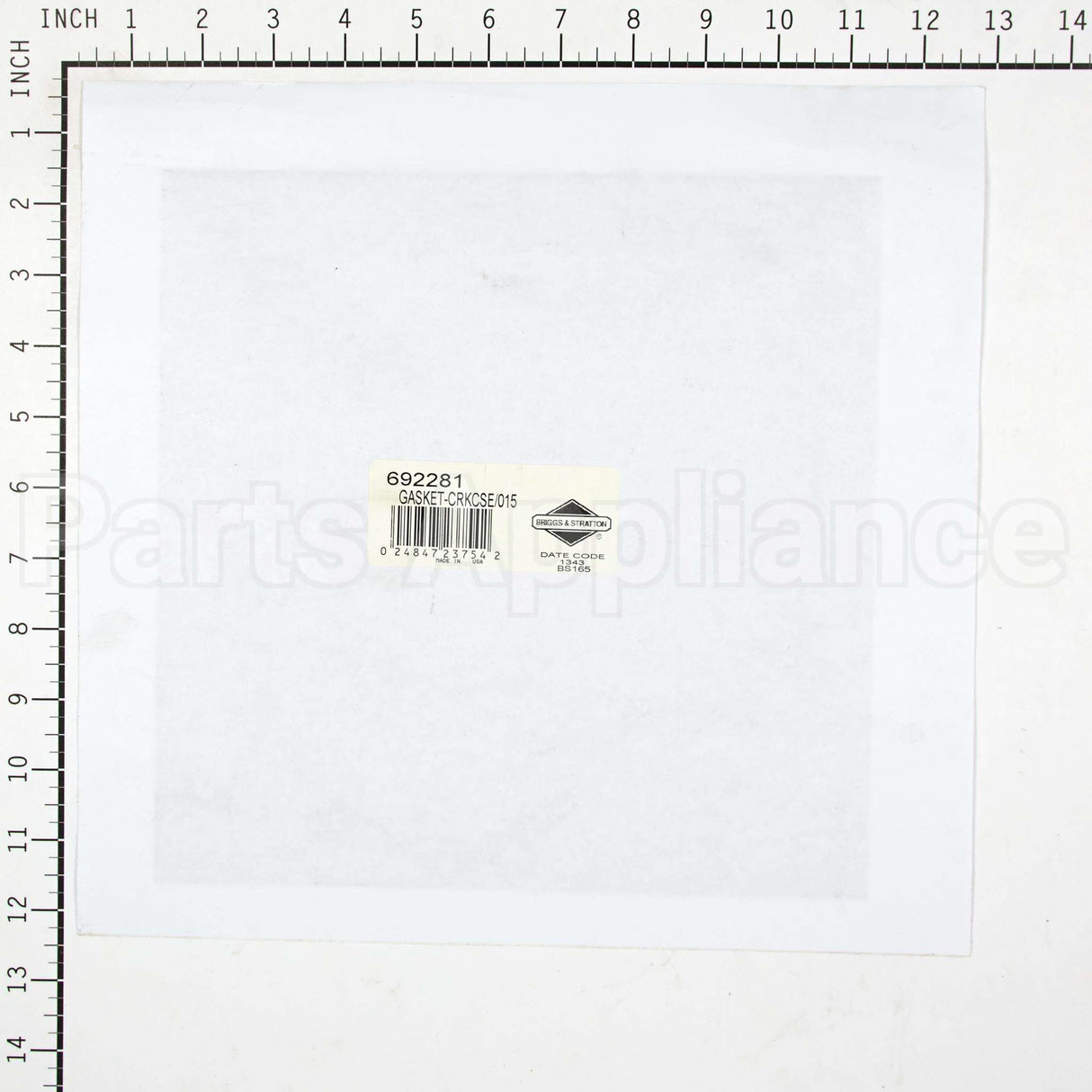 692281 Briggs & Stratton Gasket-Crkcse/015