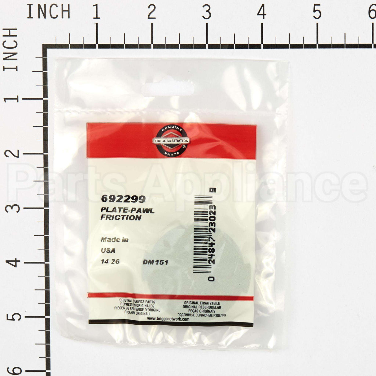 692299 Briggs & Stratton Plate-Pawl Friction