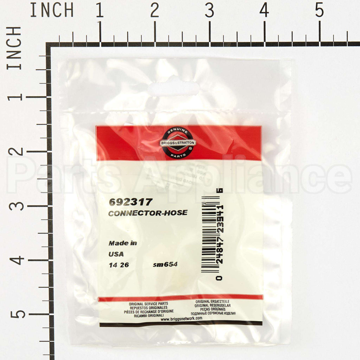 692317 Briggs & Stratton Connector-Hose