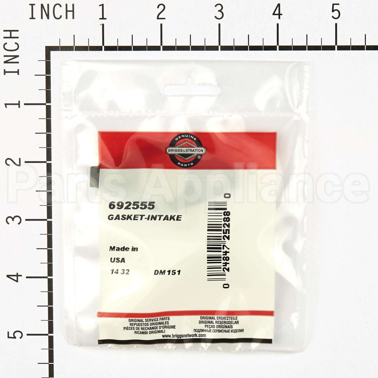 692555 Briggs & Stratton Gasket-Intake