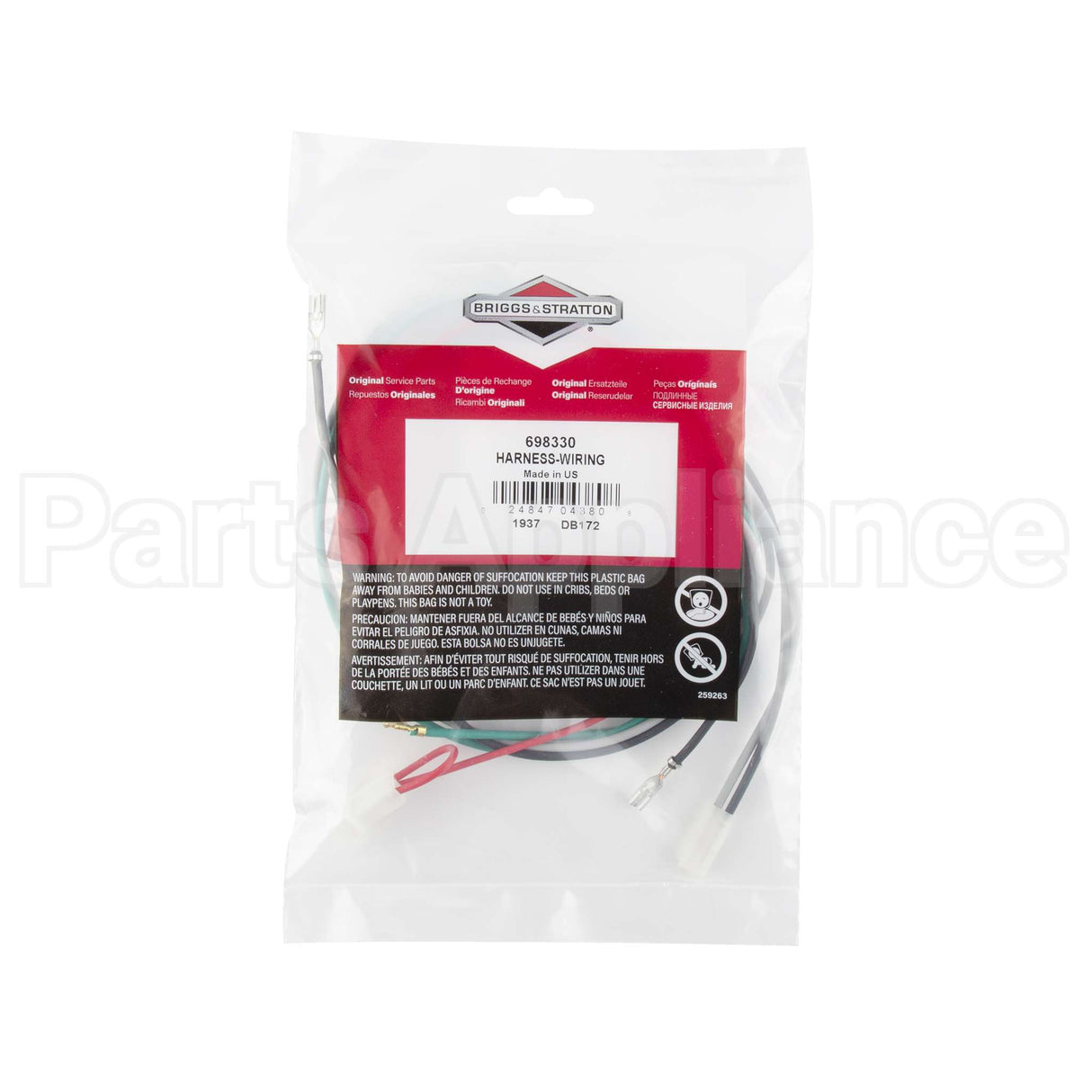 698330 Briggs & Stratton Harness-Wiring