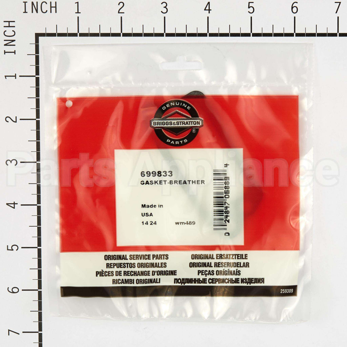 699833 Briggs & Stratton Gasket-Breather