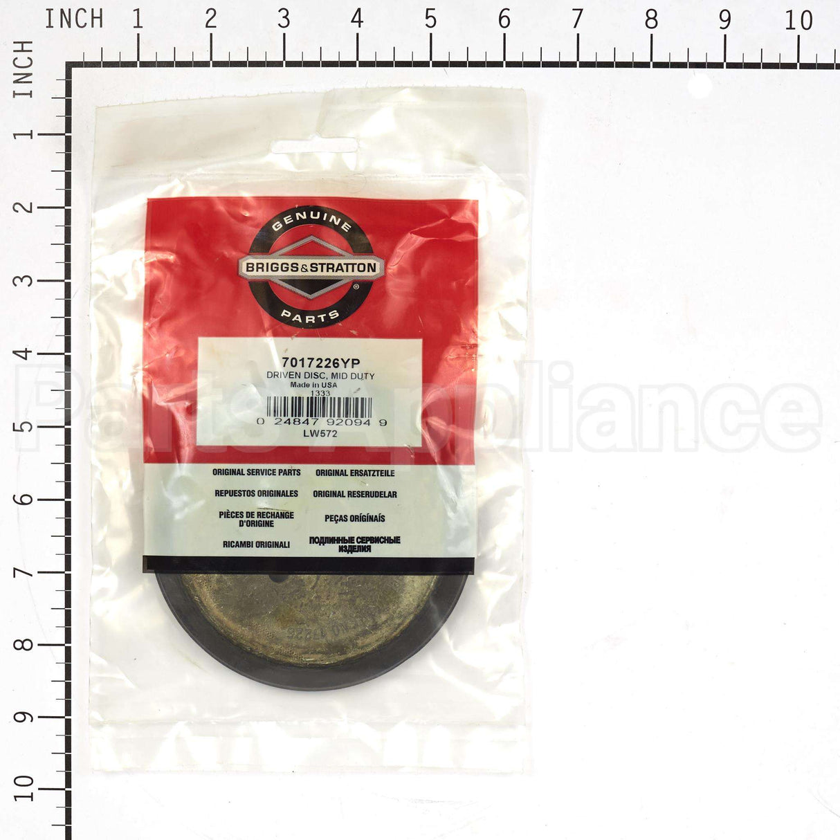 7017226YP Briggs & Stratton Driven Disc Mid Duty