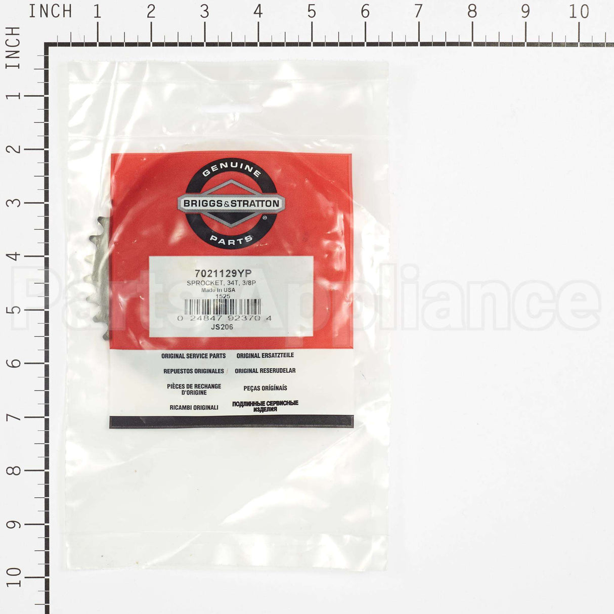 7021129YP Briggs & Stratton Sprocket 34T 3/8P