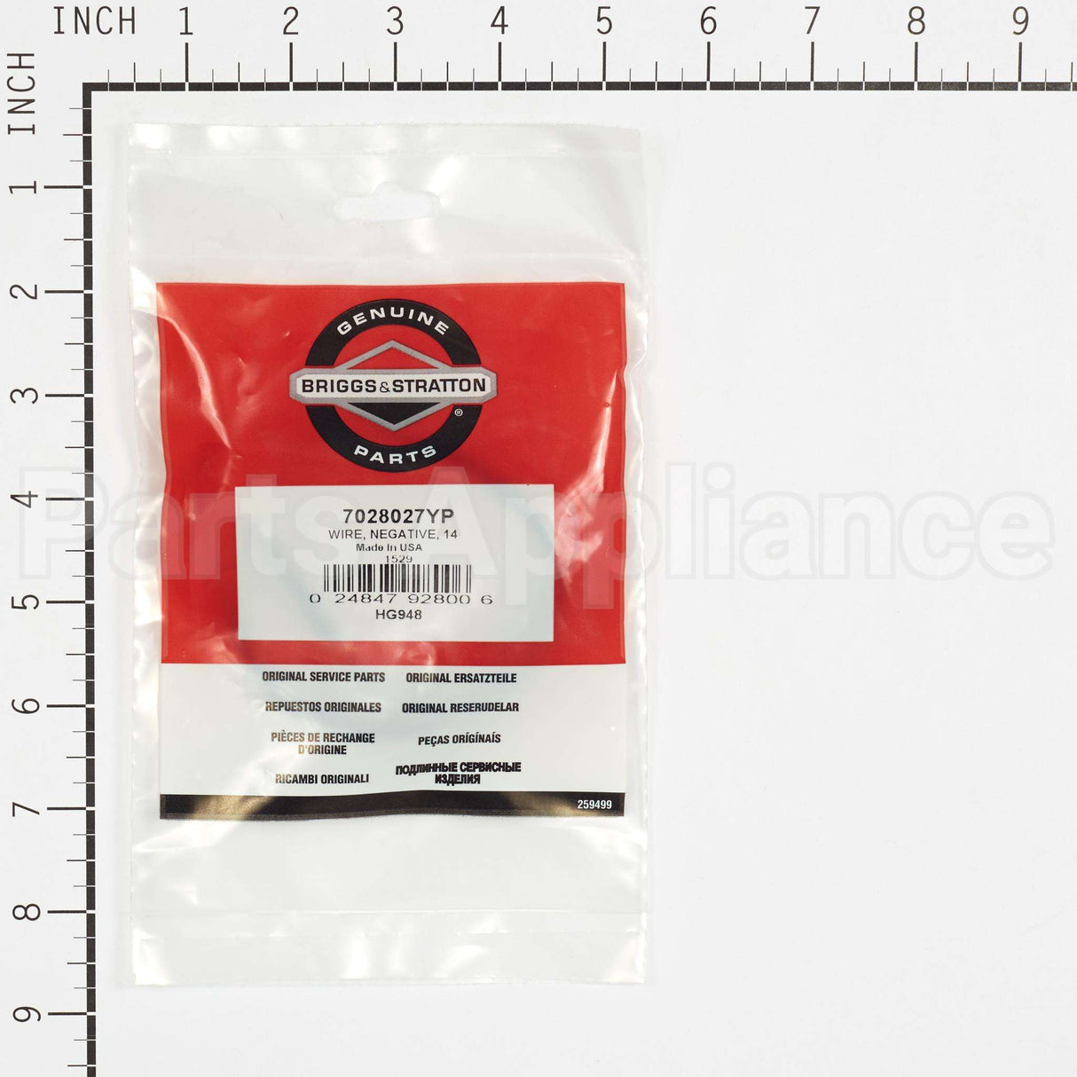 7028027YP Briggs & Stratton Wire Negative 14