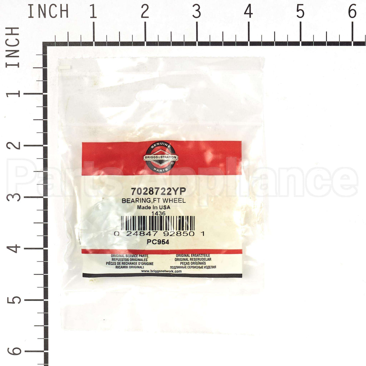 7028722YP Briggs & Stratton Bearingft Wheel