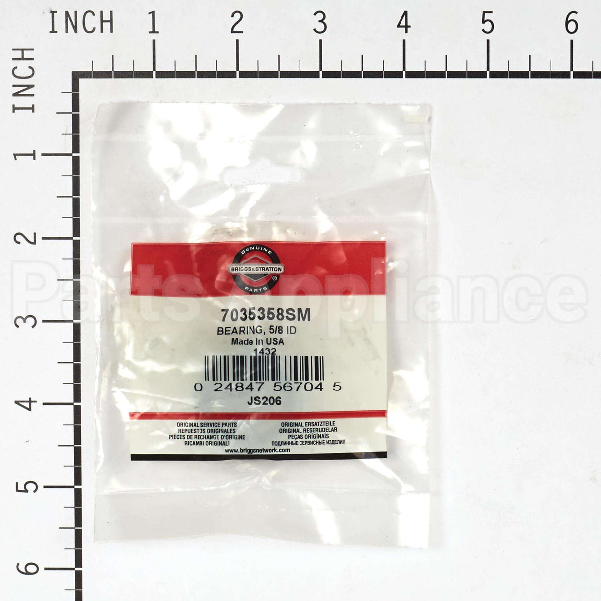 7035358SM Briggs & Stratton Bearing 5/8 Id