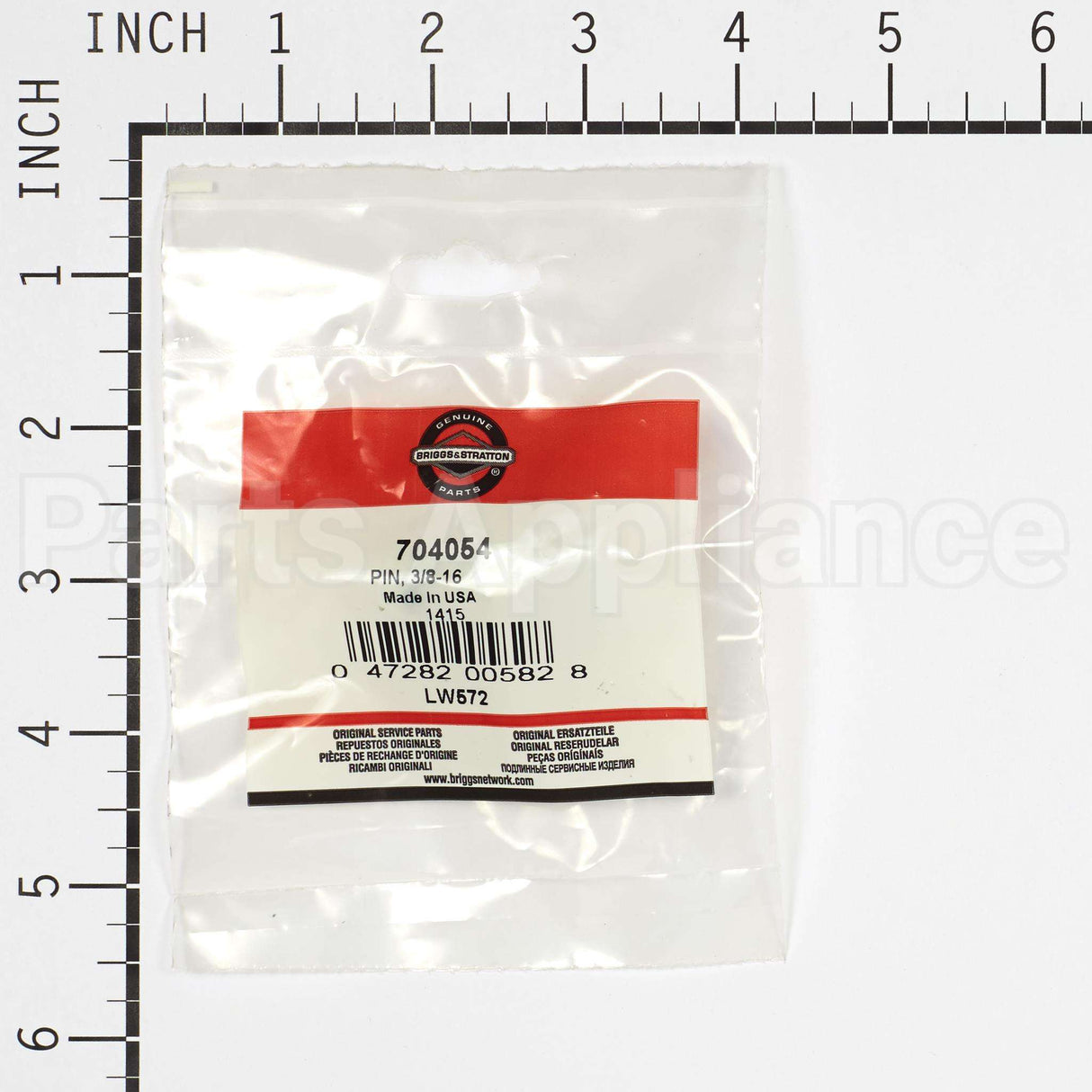 704054 Briggs & Stratton Pin 3/8-16