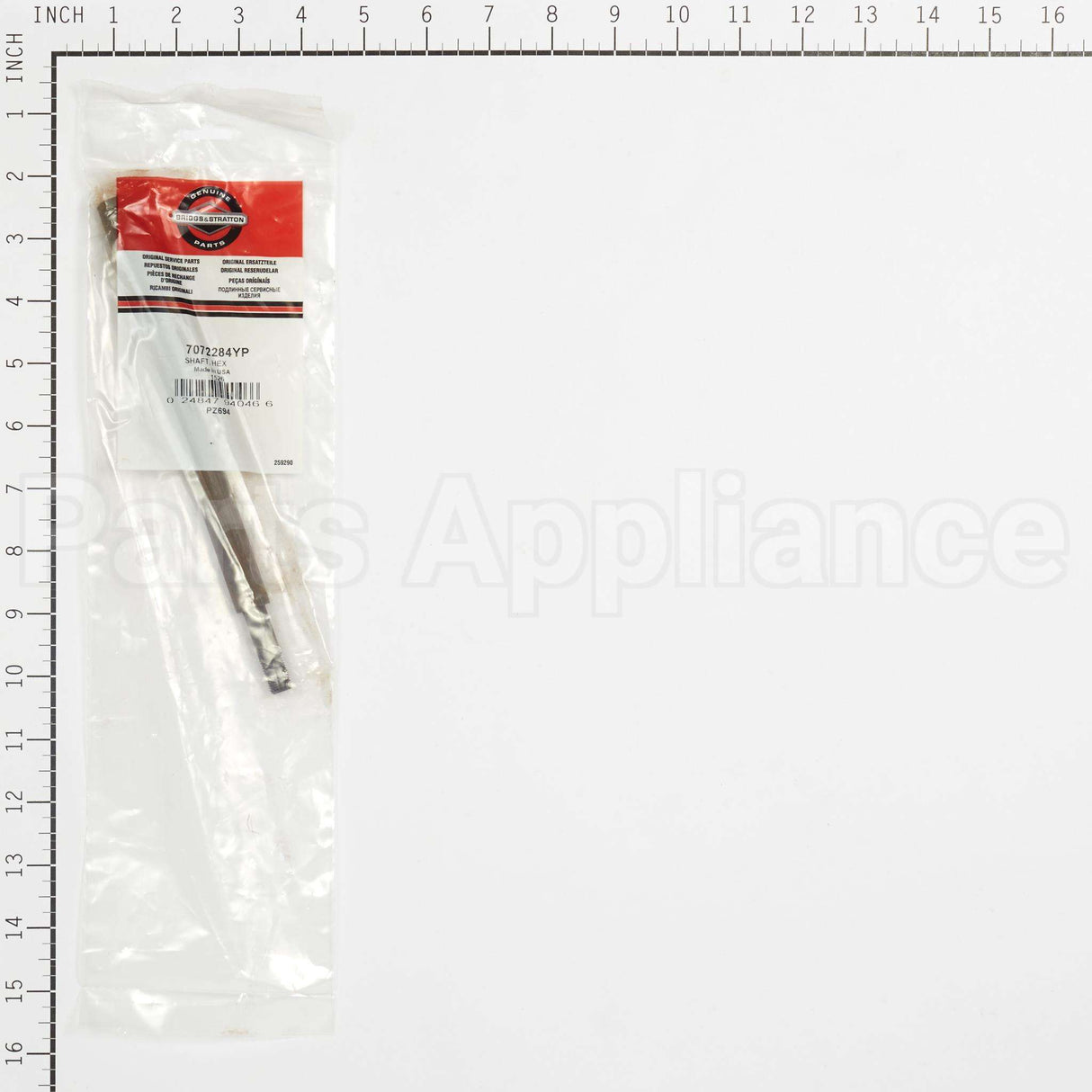 7072284YP Briggs & Stratton Shaft Hex