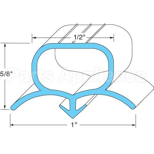 712-025D-02 Compatible Beverage Air Gasket - Cabinet