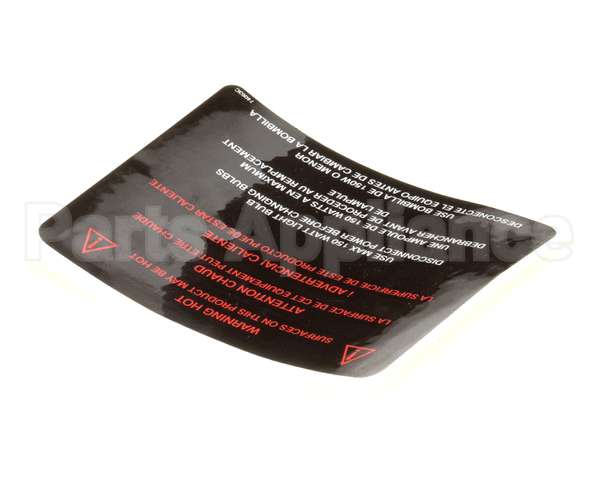 74063 Henny Penny Label-Hot Surf/150W Bulb Scr