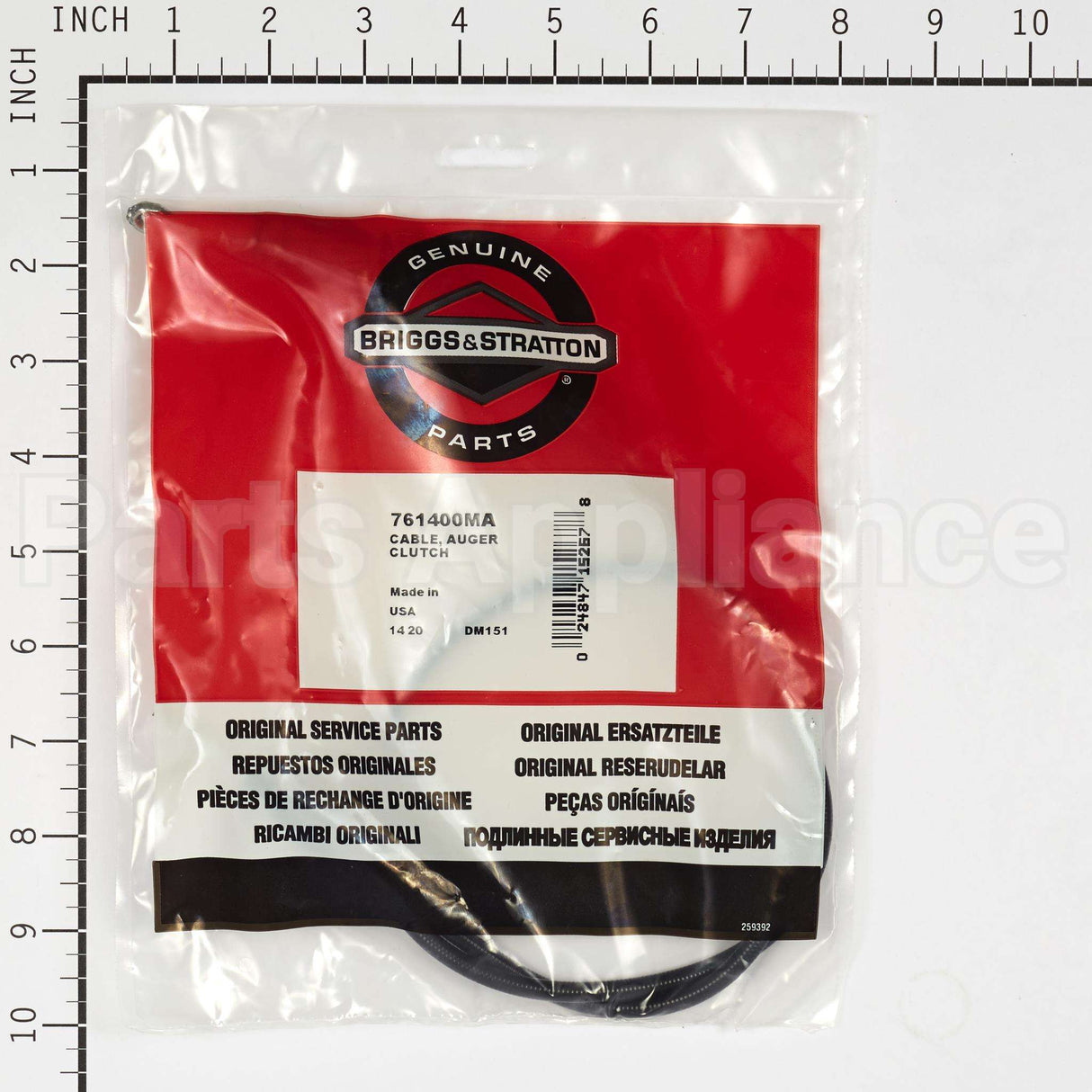 761400MA Briggs & Stratton Cable Auger Clutch