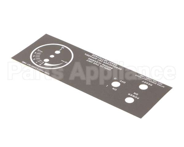 76309 Gold Medal Products Decal, Switch Panel