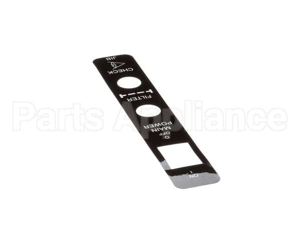 77103 Henny Penny Decal-Fltr/Ck Jib/Main Power