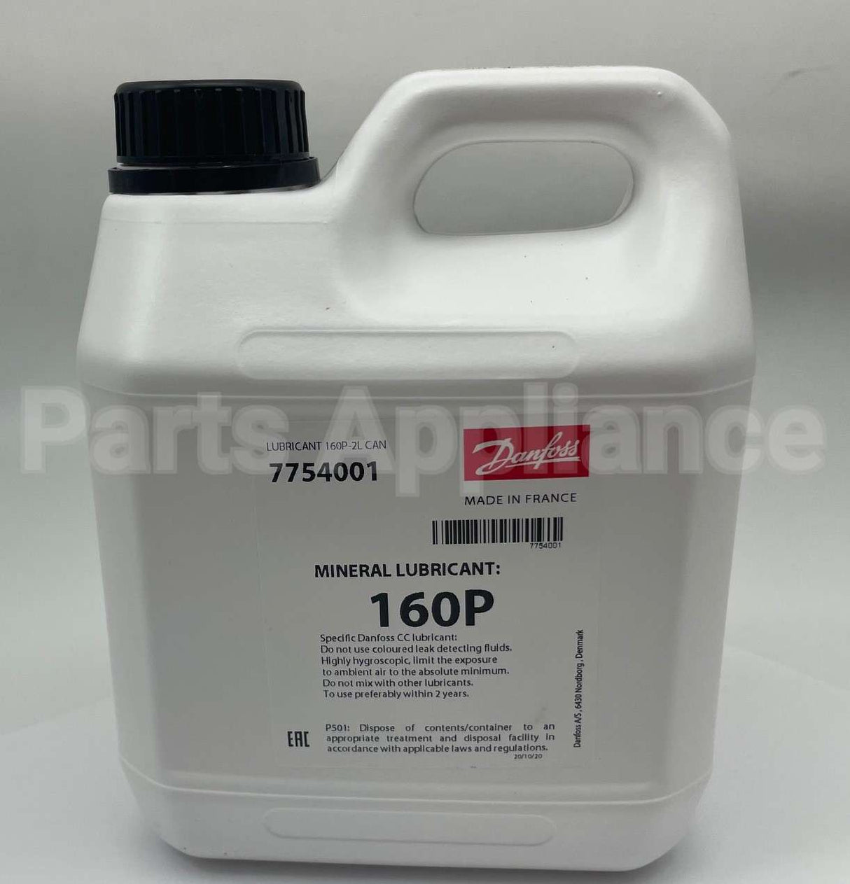 7754001 Danfoss 160P Mineral Oil 2 Liter Can
