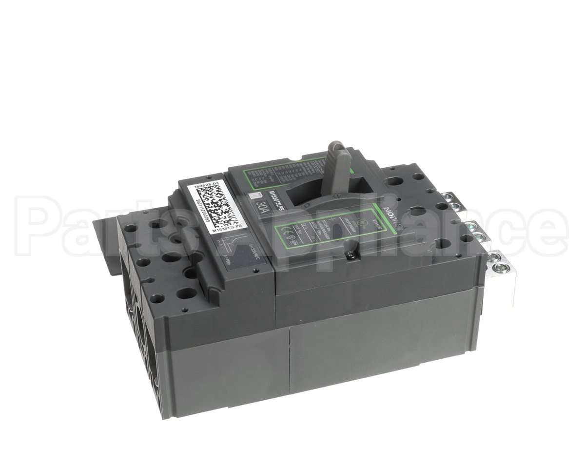 77W38 Lennox Circuit Breaker, 3 Pole, 30A, 600V, Type