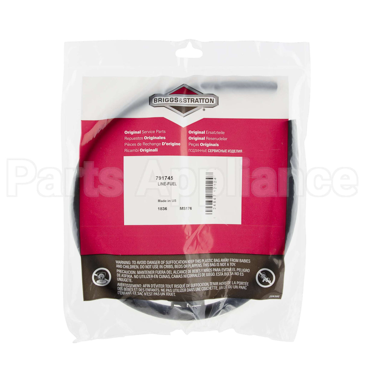 791745 Briggs & Stratton Line-Fuel