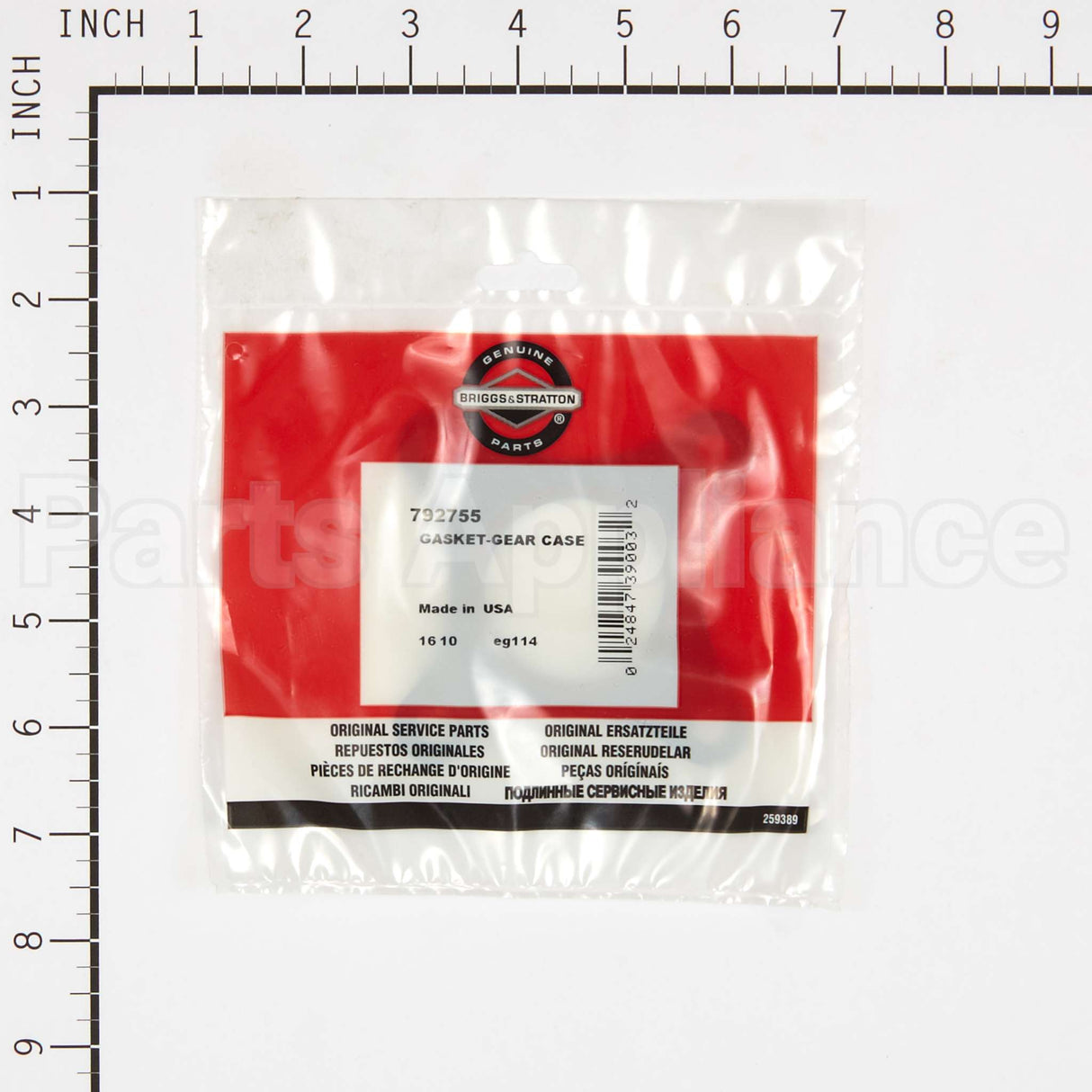 792755 Briggs & Stratton Gasket-Gear Case