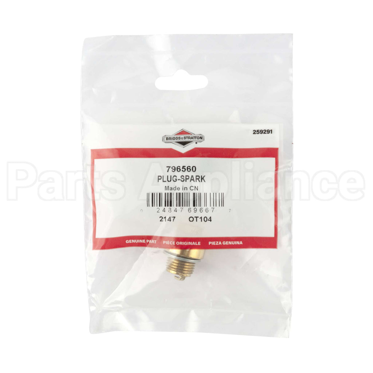 796560 Briggs & Stratton Plug-Spark