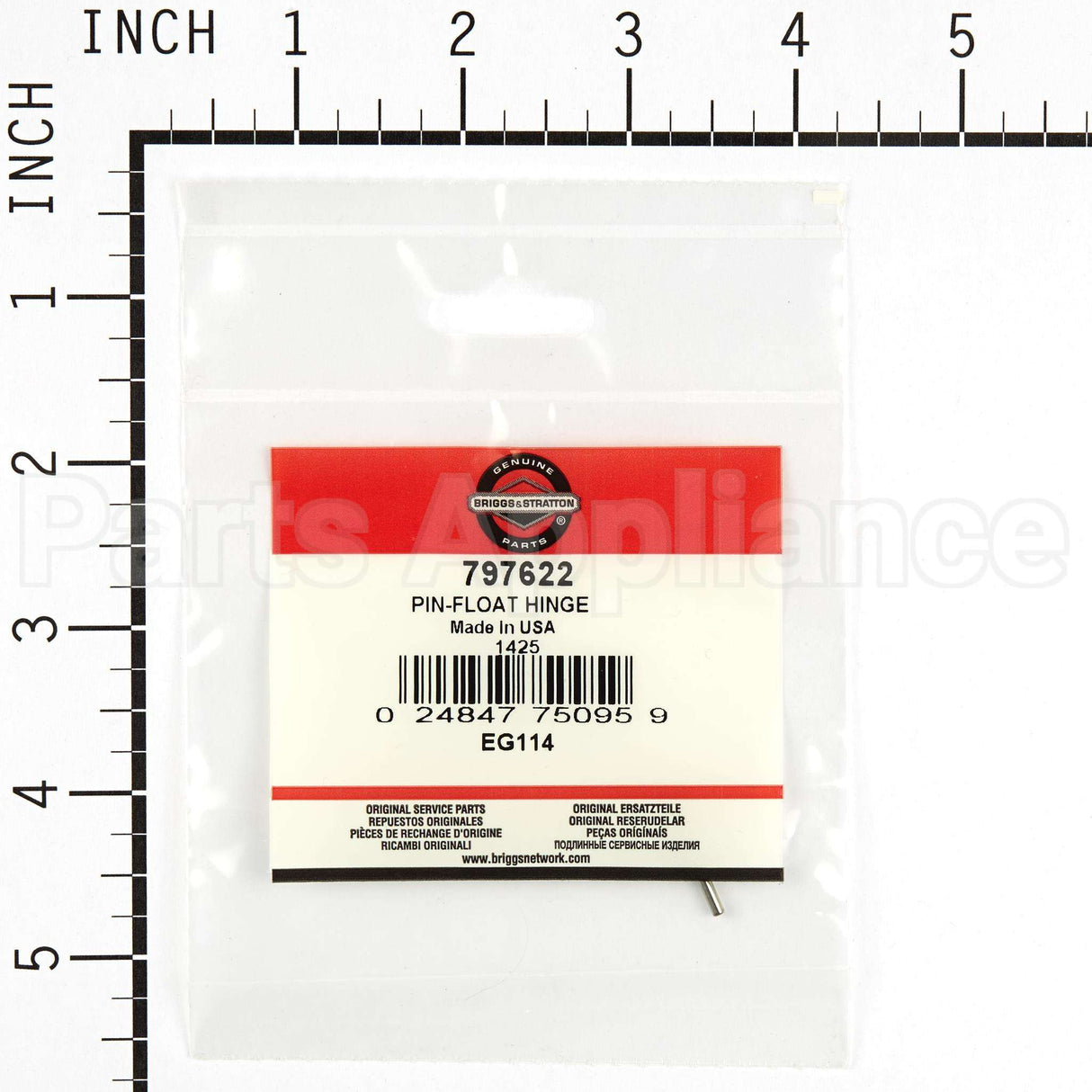 797622 Briggs & Stratton Pin-Float Hinge