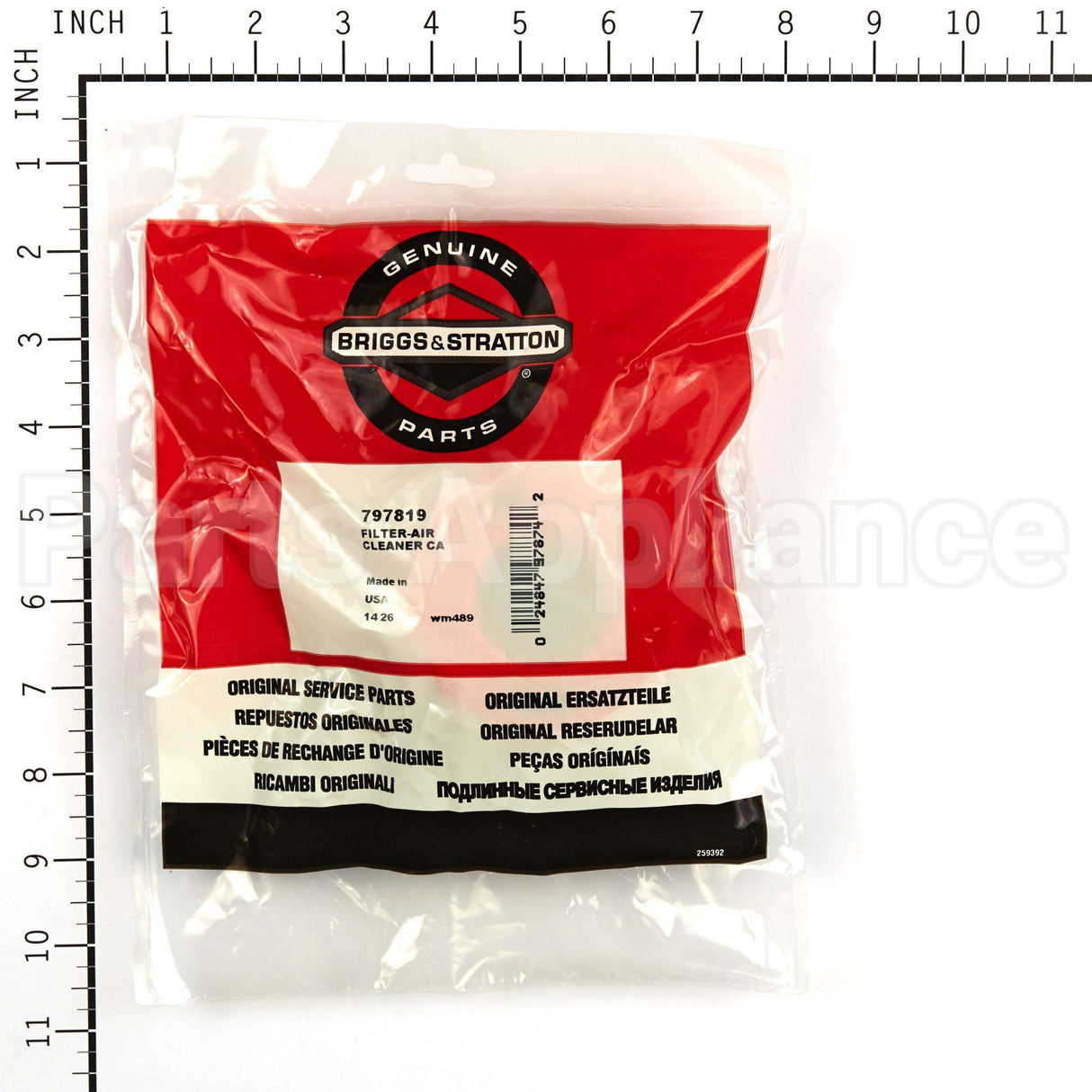 797819 Briggs & Stratton Filter-Air Cleaner Ca