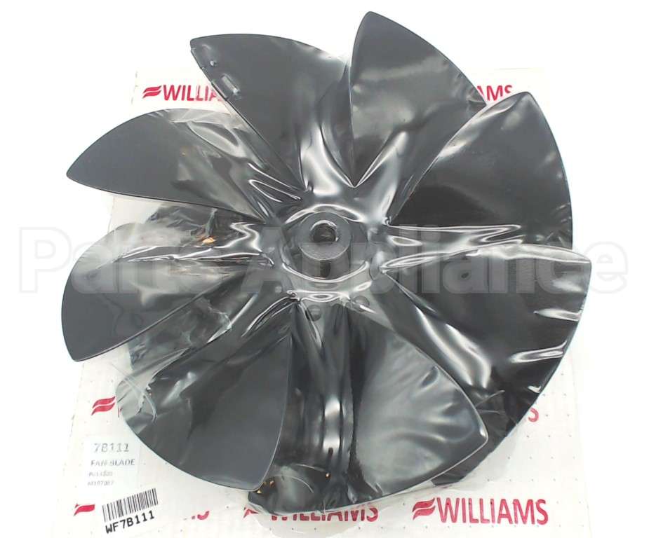 7B111 Williams Comfort Products 11 1/4"Dia 1/2"Bore Fan Blade