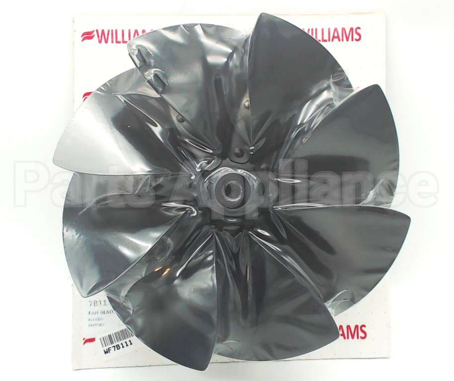 7B111 Williams Comfort Products 11 1/4"Dia 1/2"Bore Fan Blade